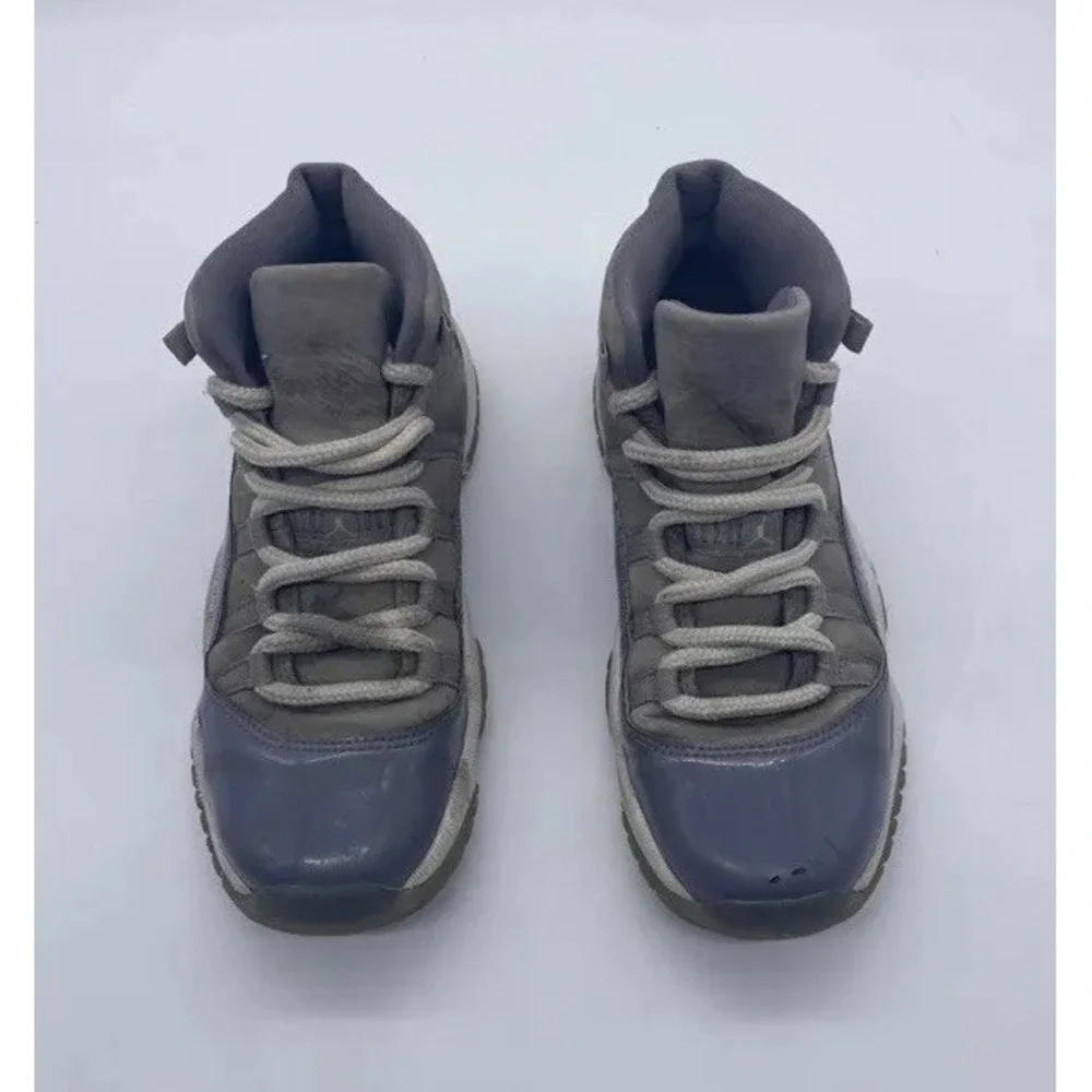 Jordan 11 Cool Grey Size 4Y GS Grade School Youth High Top Sneaker